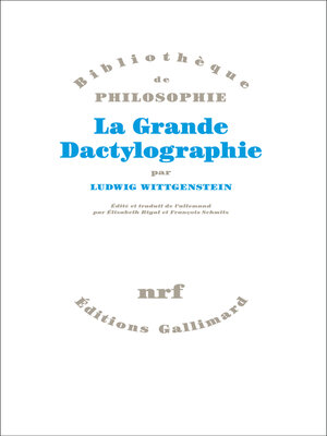 cover image of La Grande Dactylographie